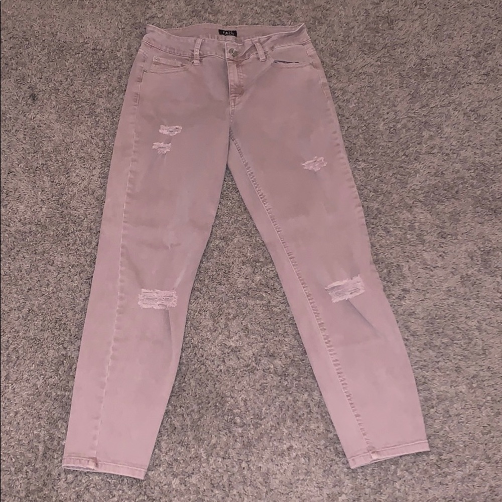 Mom jeans, high rise